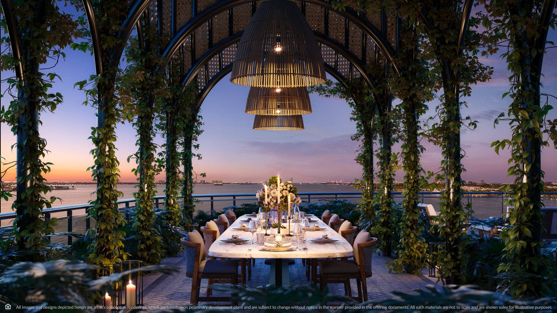Dining pavilion