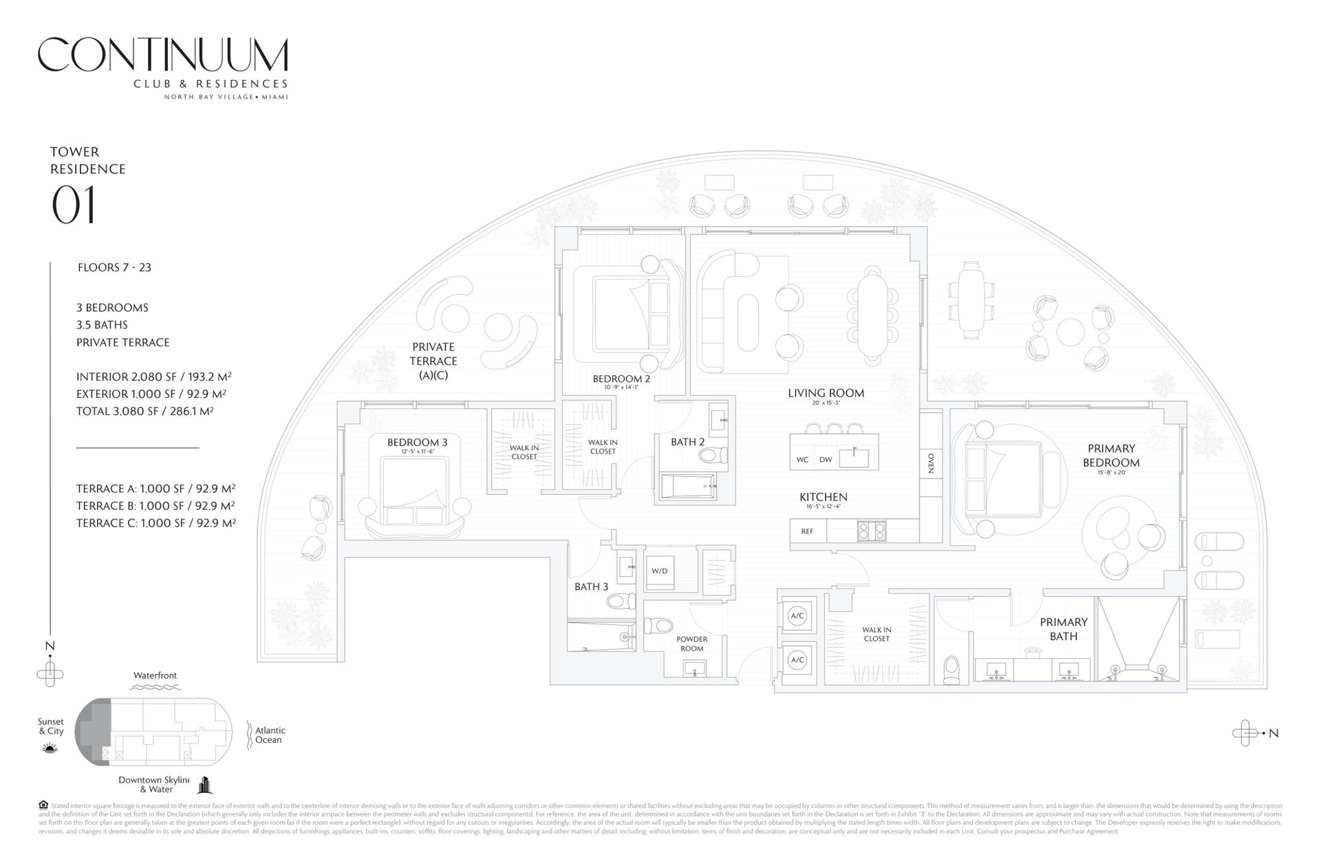 Tower Residence 01 floor plan